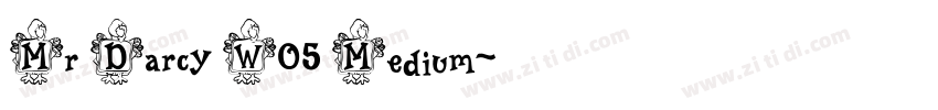 Mr Darcy W05 Medium字体转换